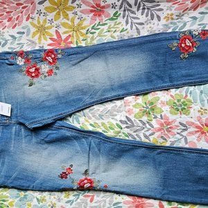 Express High Rise Jean Legging - Stretch  Size 12R Light Denim